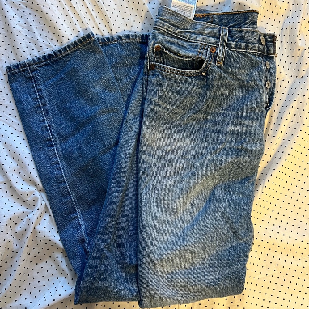 Signature by Levi Strauss Blue Straight Leg Jeans